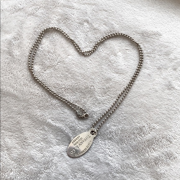 Tiffany & Co. Oval Pendant Necklace - Picture 6 of 8